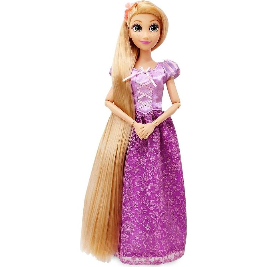 Muñeca Disney Princess Rapunzel 28 cm Posable con Cepillo