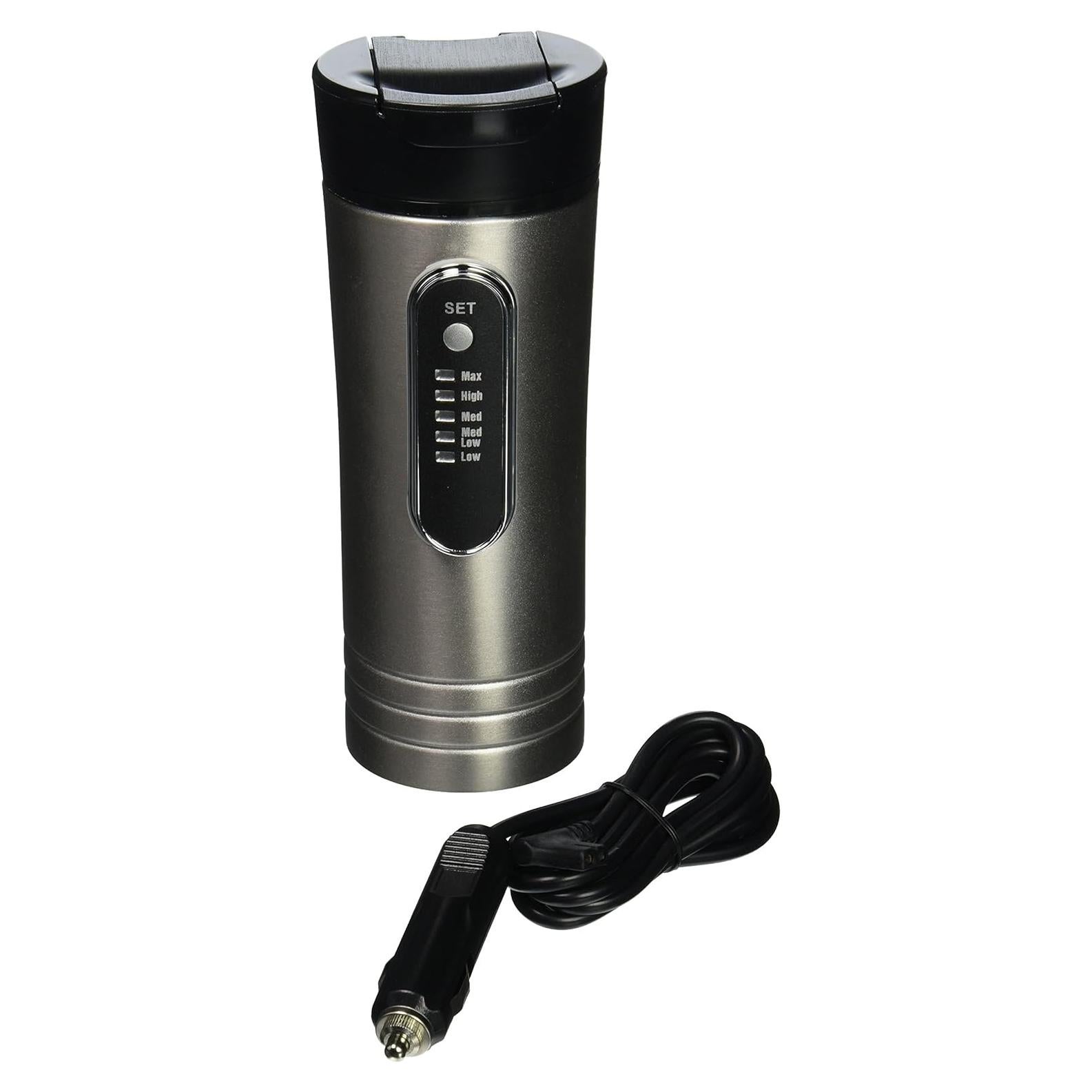 Taza de Viaje Calentada RoadPro RP0719 443ml 12V Antideslizante