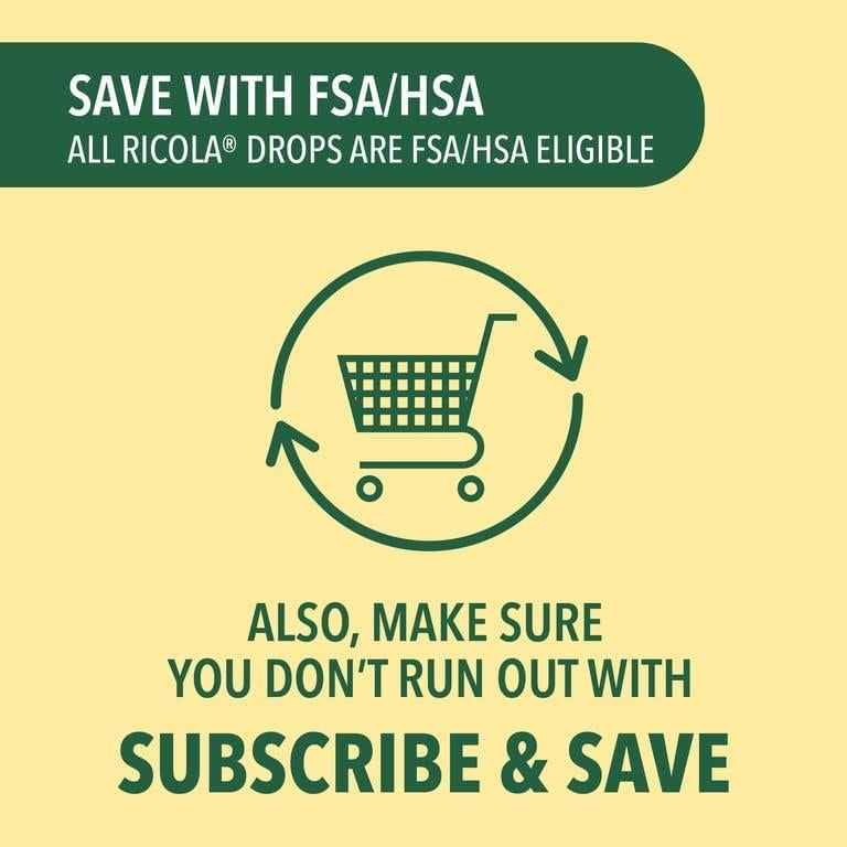 Pastillas para la Garganta Ricola Miel Limón 34 Unidades