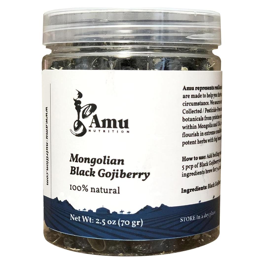 Té de Baya de Goji de Lobo Negro Mongol Amu Nutrition 70g
