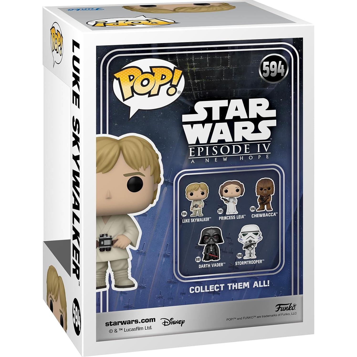 Funko Pop Star Wars Luke Skywalker 11.18 cm Coleccionable