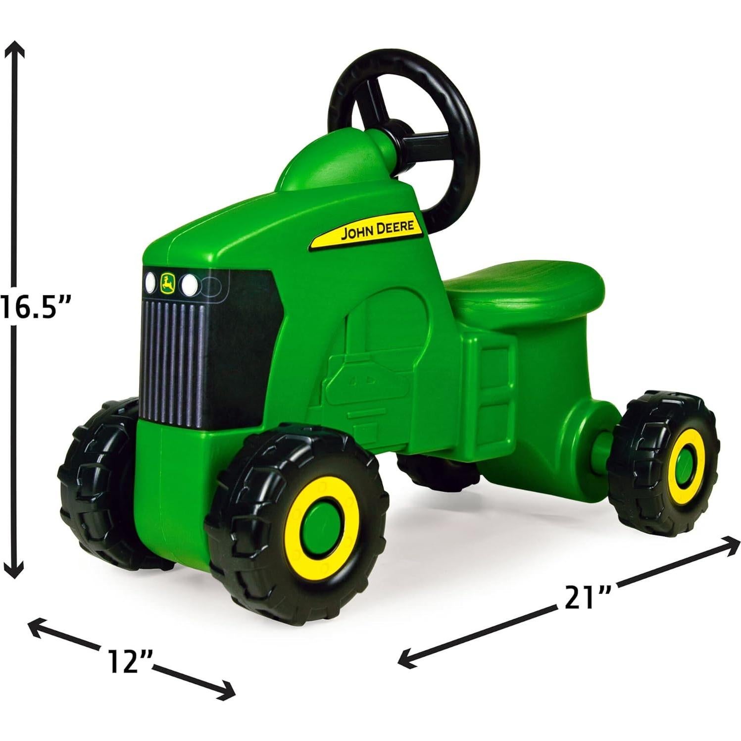 Tractor John Deere Sit 'N Scoot para Niños 18 Meses Verde