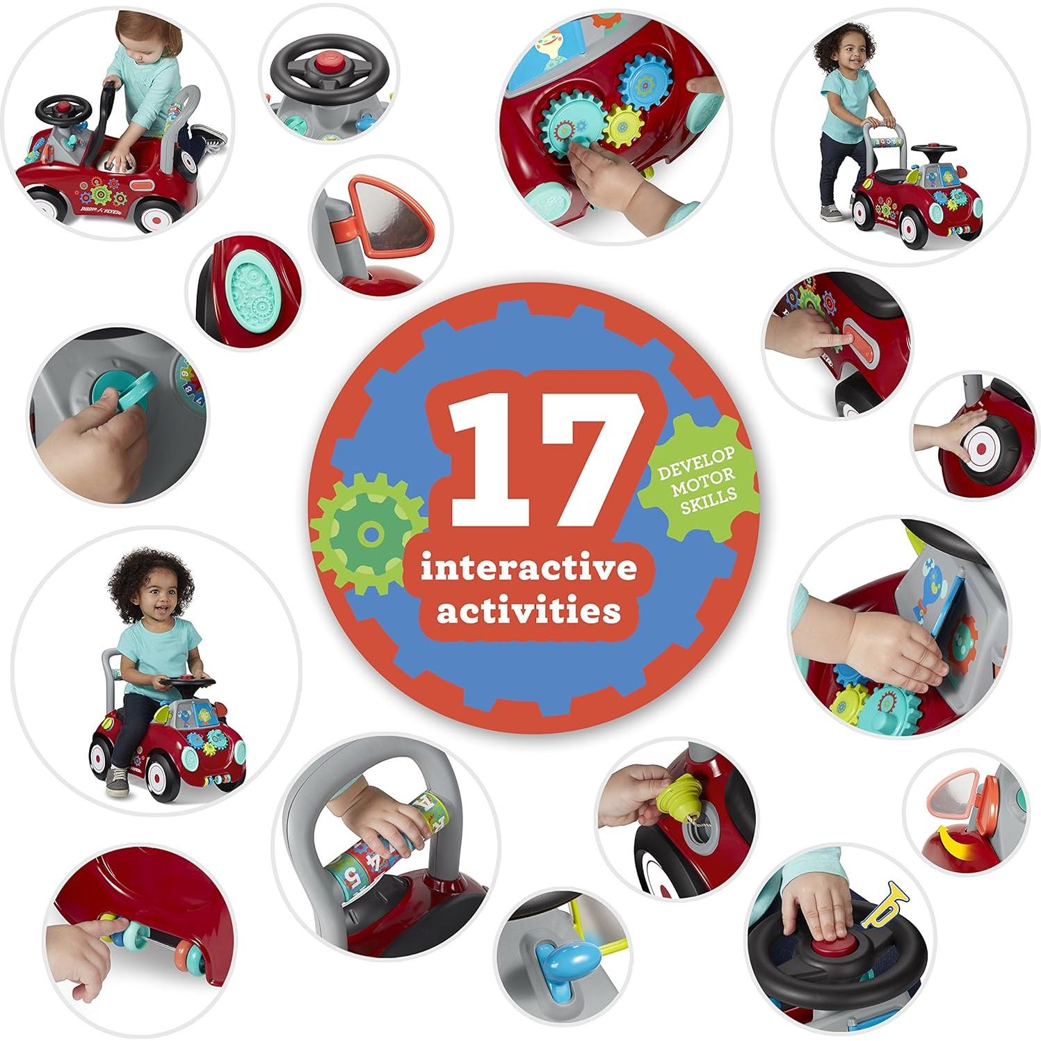 Juguete de Paseo Radio Flyer Busy Buggy Rojo 1-3 años