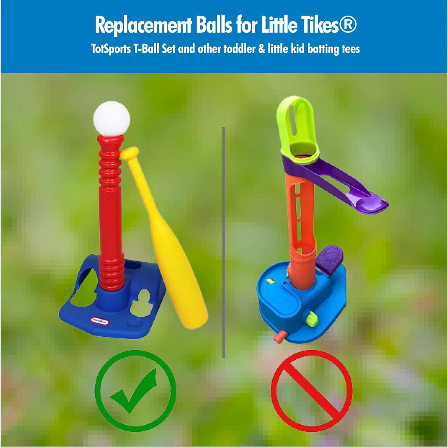 Pelotas de béisbol T Ball Botabee 6 unidades 8.89 cm