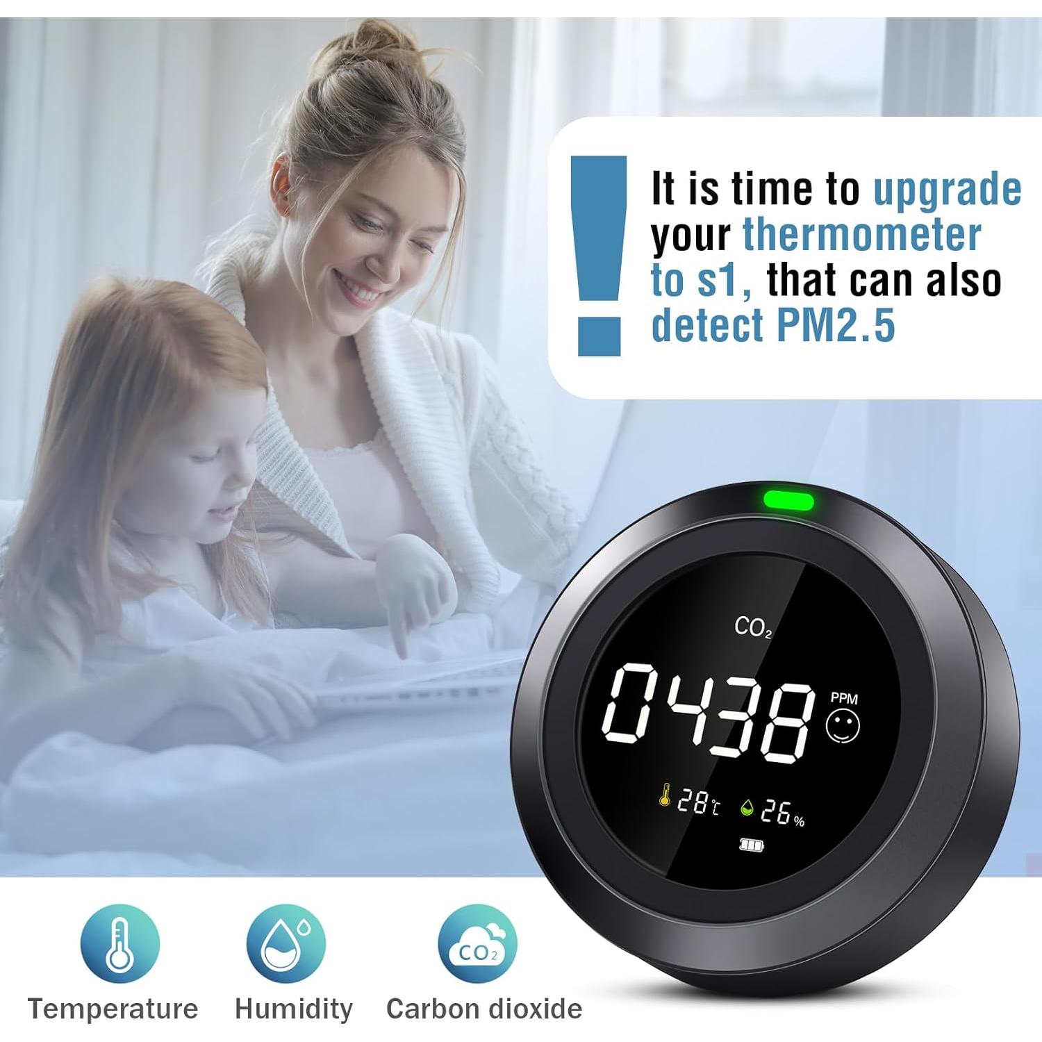 Monitor de Calidad del Aire Simbow CF-5 CO2, Temperatura y Humedad