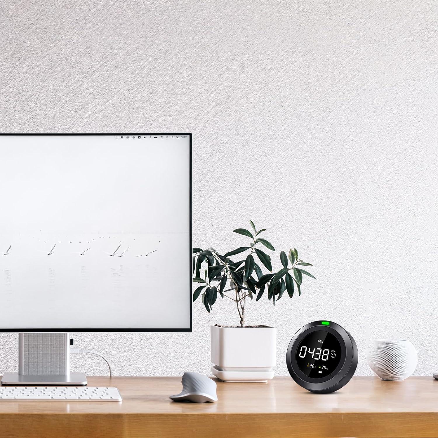 Monitor de Calidad del Aire Simbow CF-5 CO2, Temperatura y Humedad
