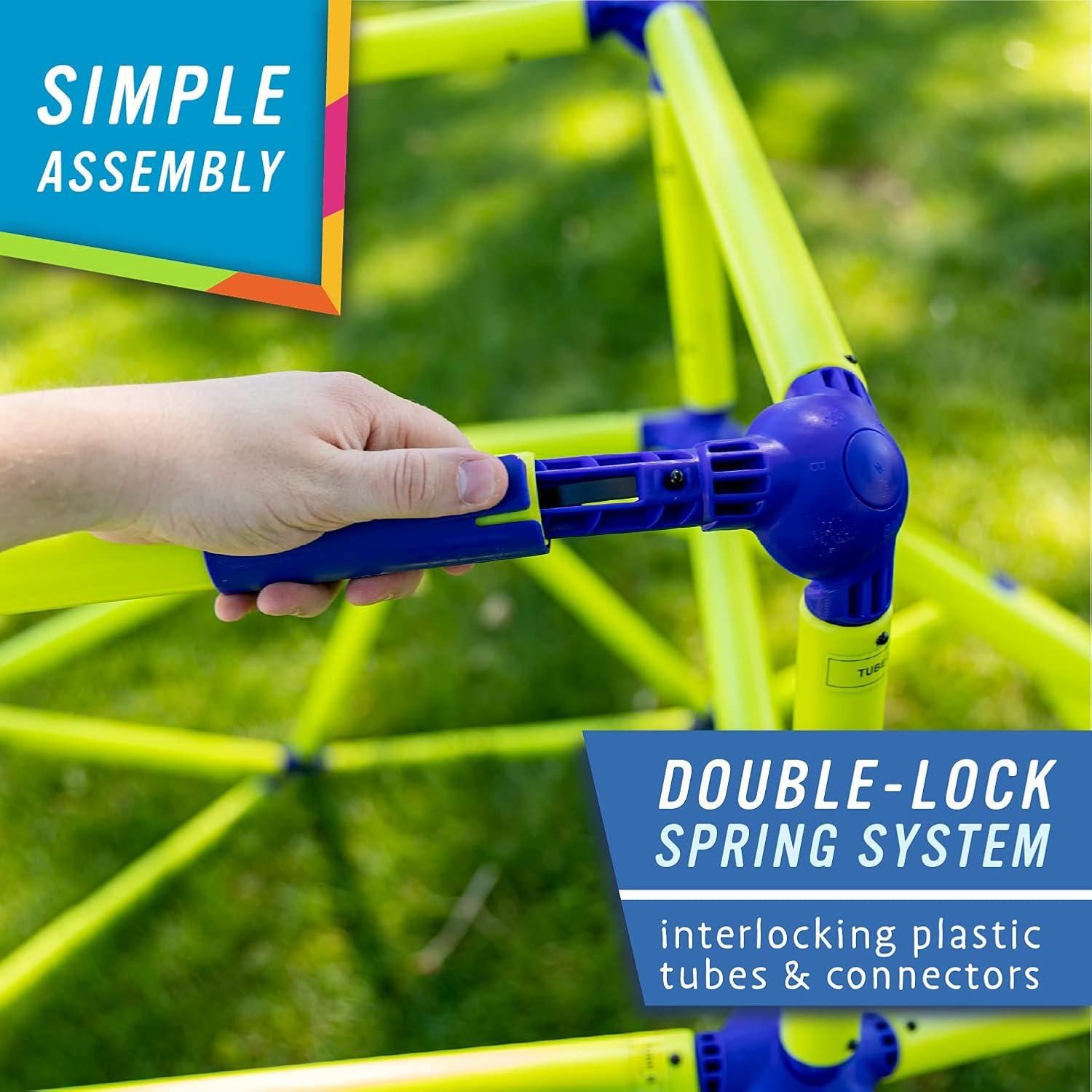 Torre de Escalada Eezy Peezy - Verde/Azul para Niños 3-8 Años