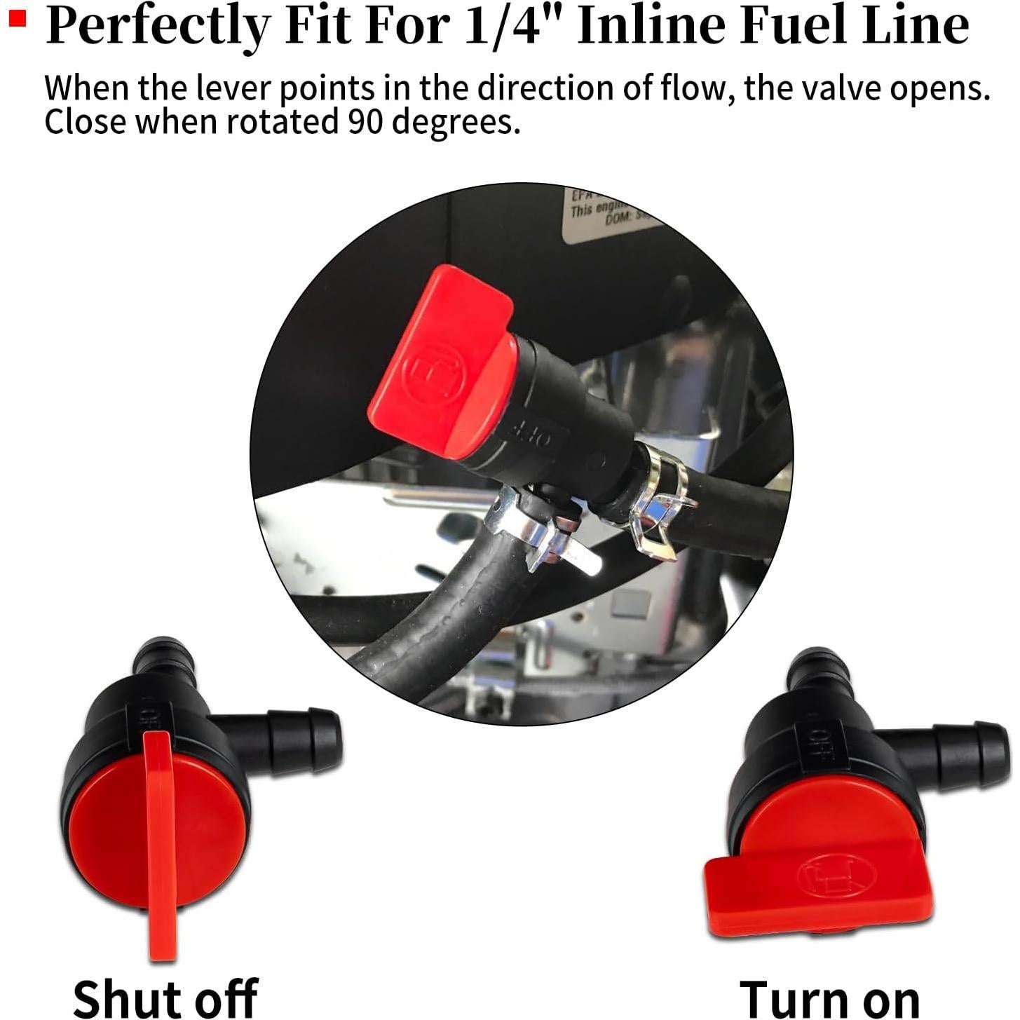 Válvula de Cierre de Combustible CLSR2U 90 Grados 2 Paquetes