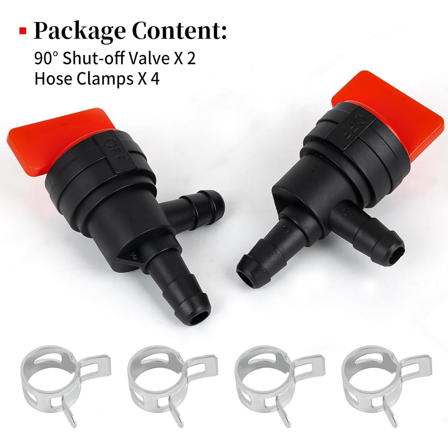 Válvula de Cierre de Combustible CLSR2U 90 Grados 2 Paquetes