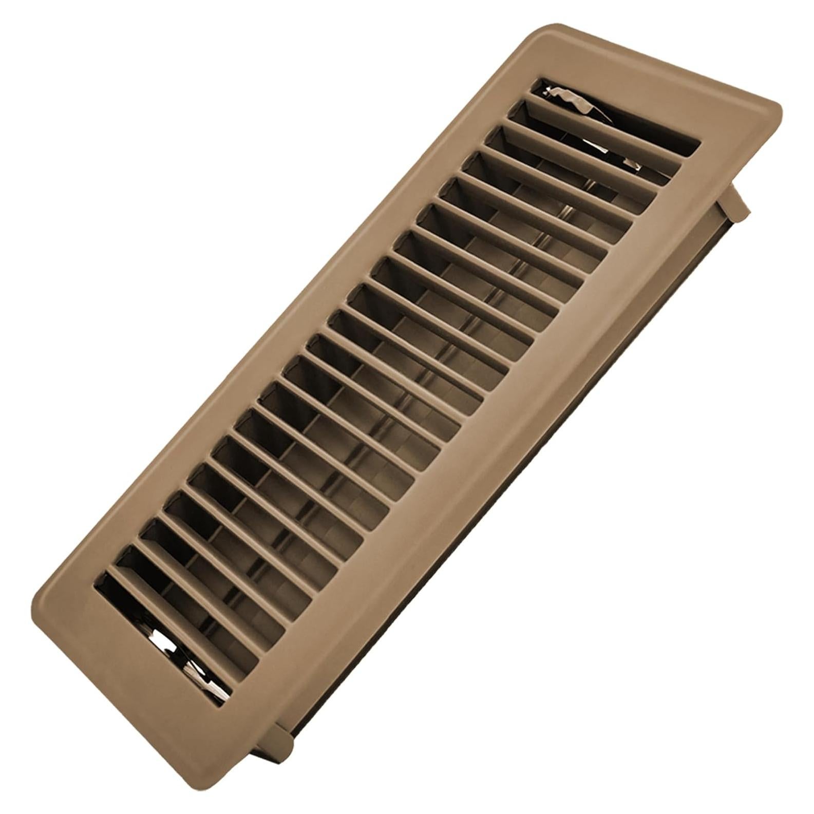 Registro de Piso Katewei 10.16x25.4 cm Acero Marrón Ajustable