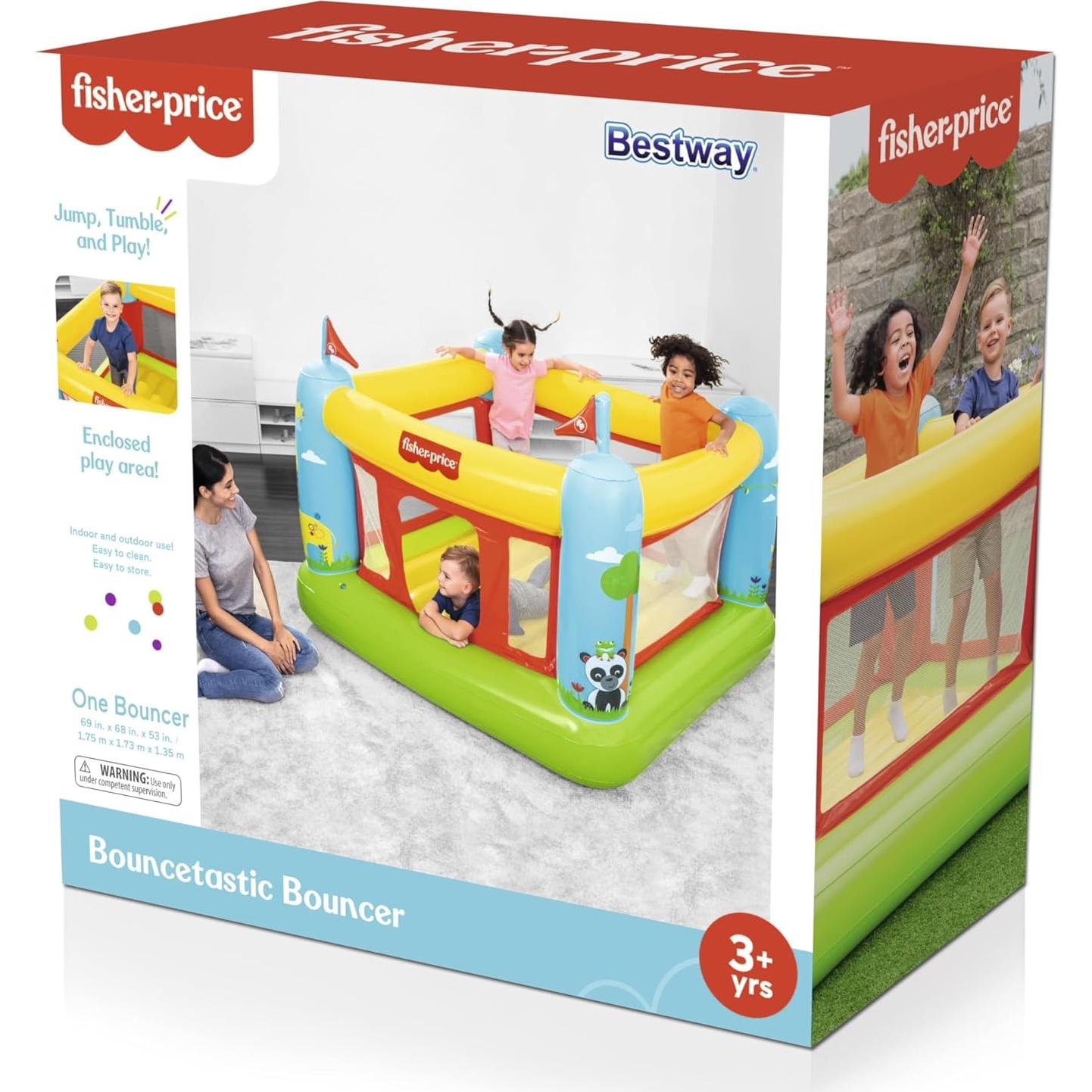 Casa de Salto Inflable Fisher-Price Bouncetastic 175x173cm