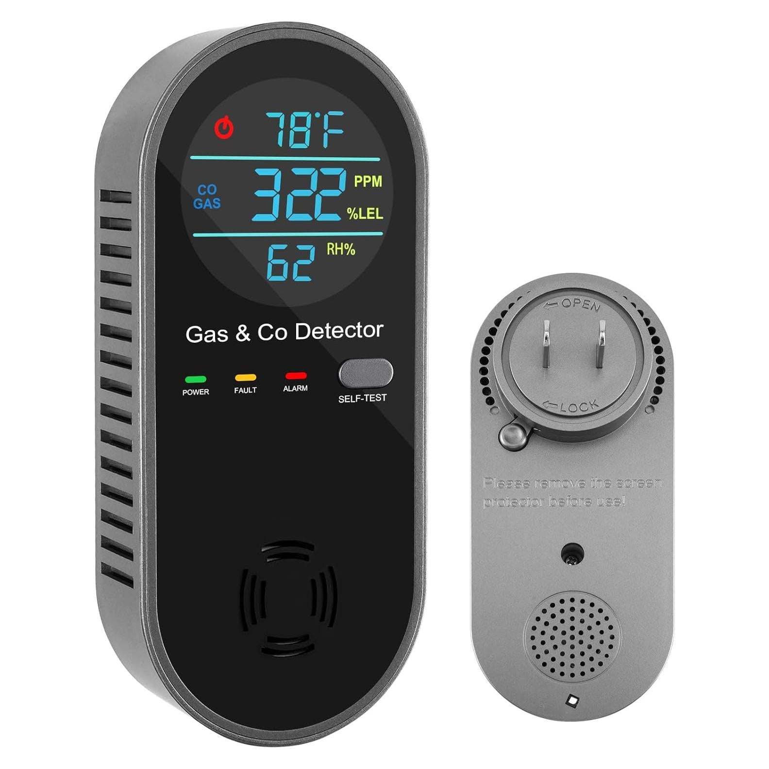 Detector de Monóxido de Carbono 4-en-1 LEMONTail Conectable