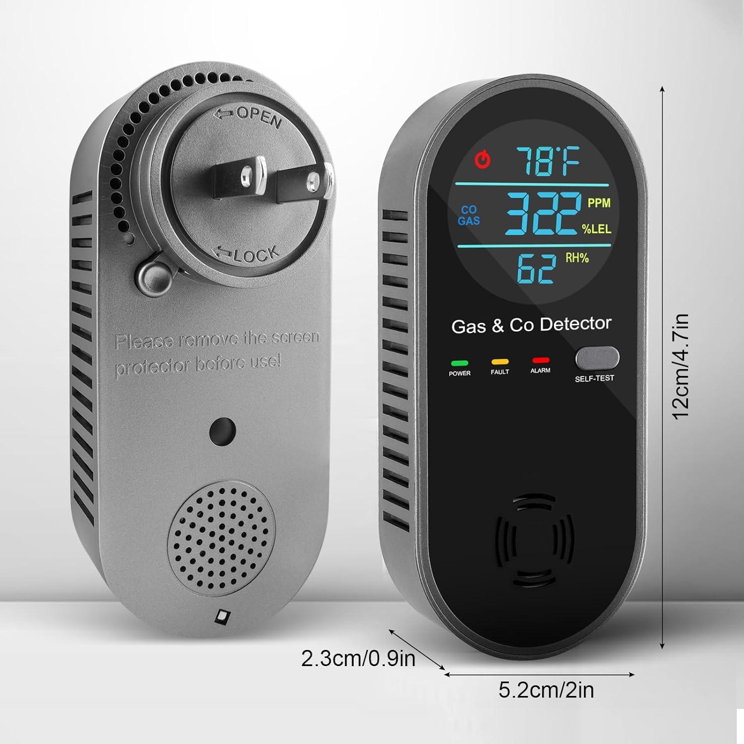 Detector de Monóxido de Carbono 4-en-1 LEMONTail Conectable