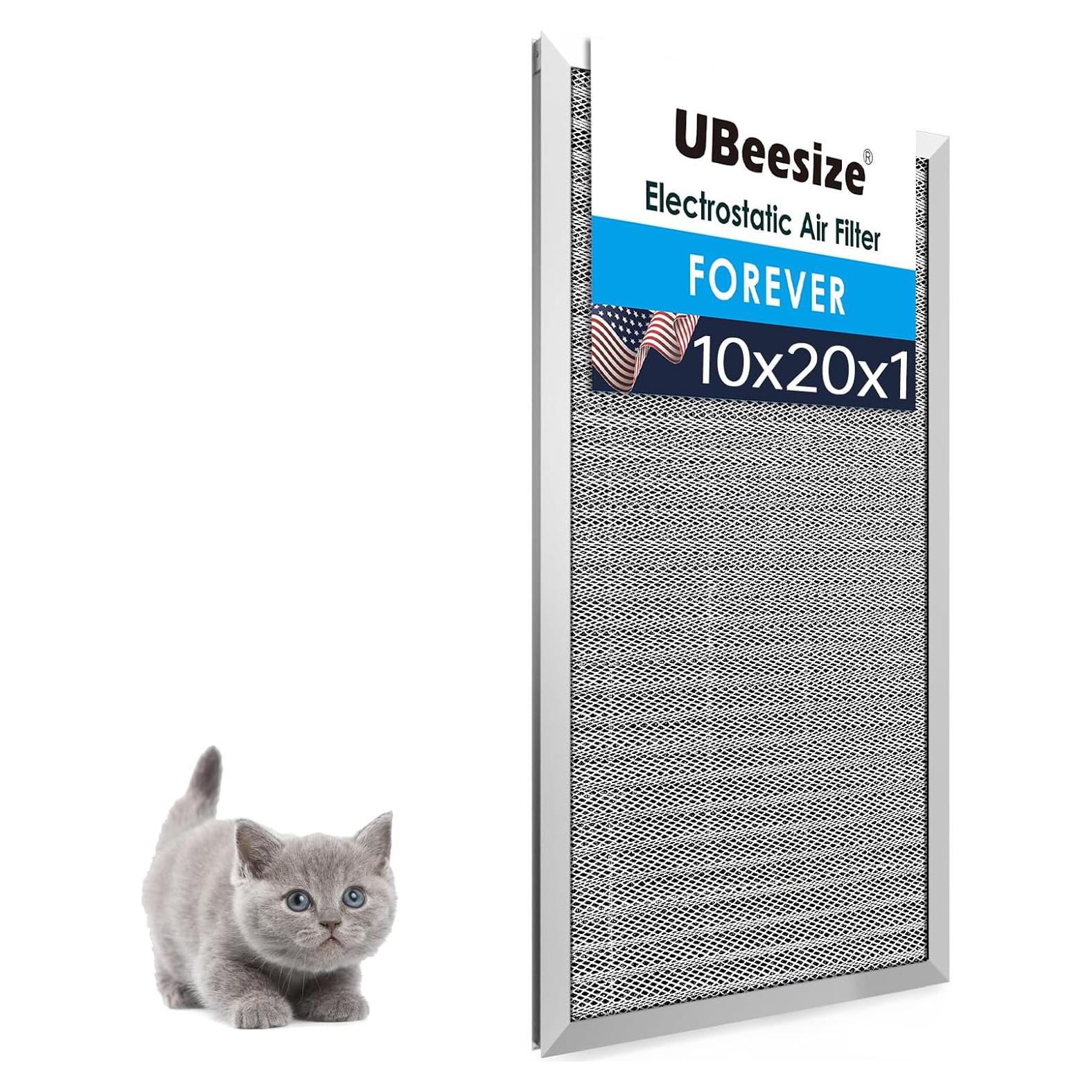 Filtro de Aire Electroestático UBeesize 50.8x25.4x2.5 cm MERV 8