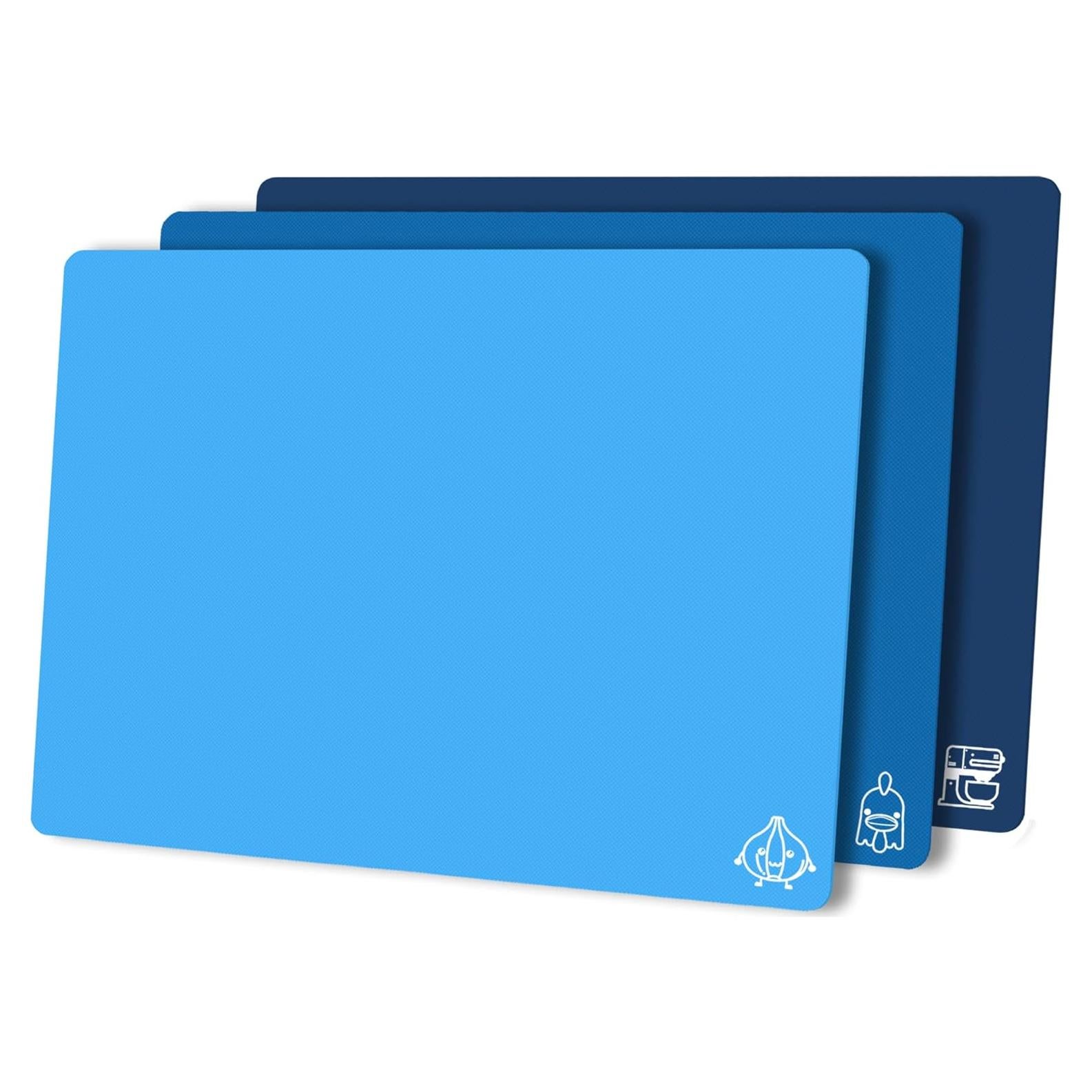 Conjunto de 3 tablas de cortar ZVP antideslizantes 38.1x30.5 cm