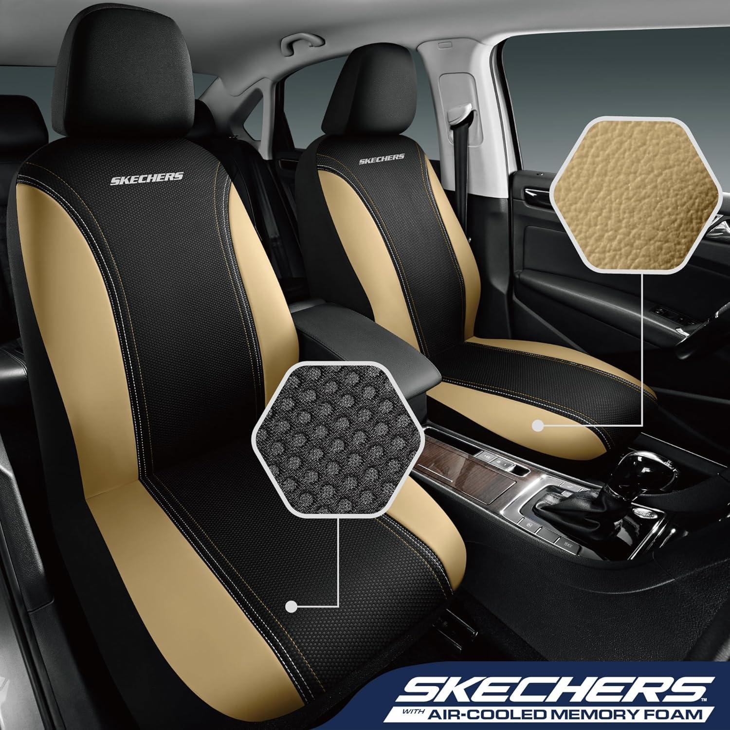 Funda de Asiento Universal Skechers con Espuma Memoria Beige
