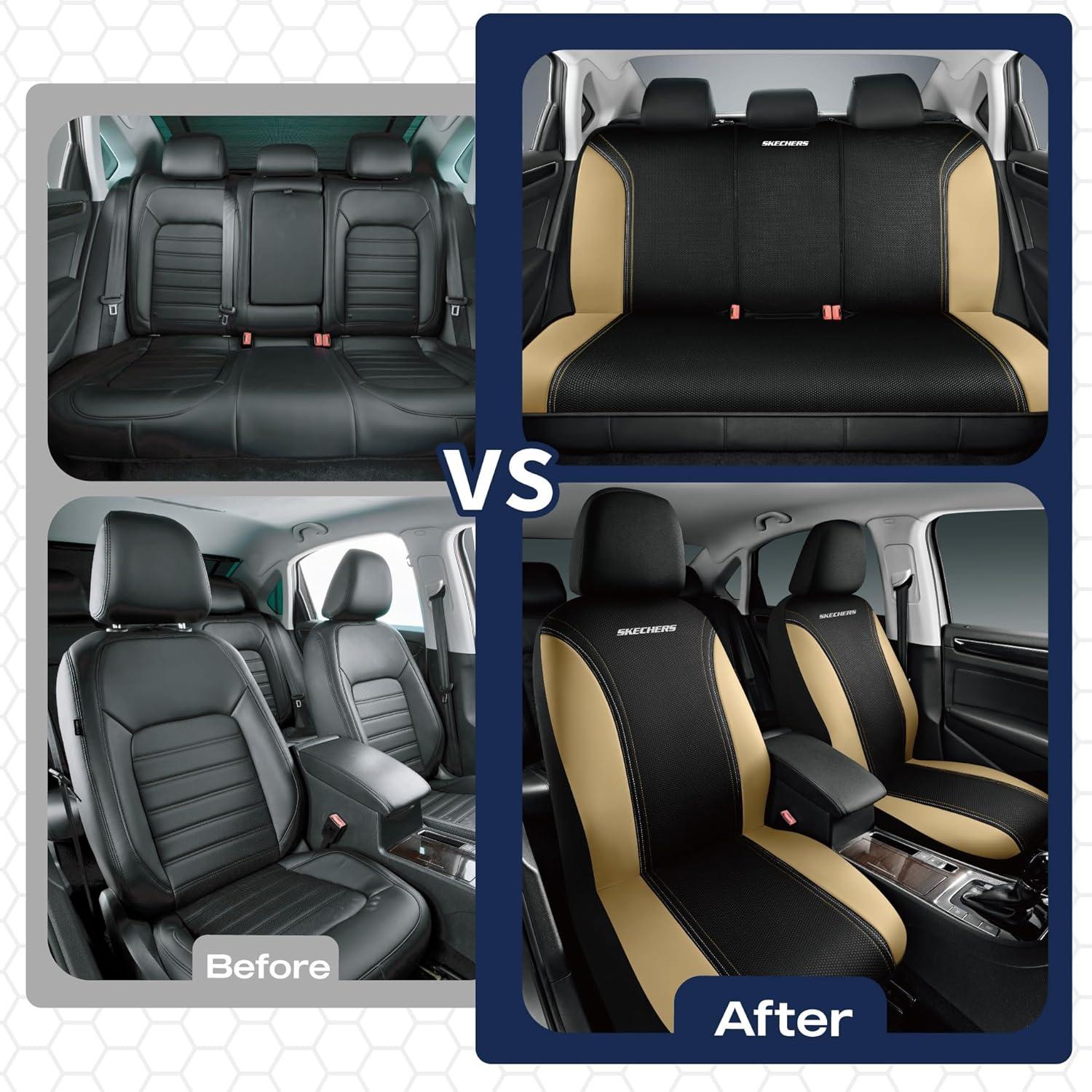 Funda de Asiento Universal Skechers con Espuma Memoria Beige