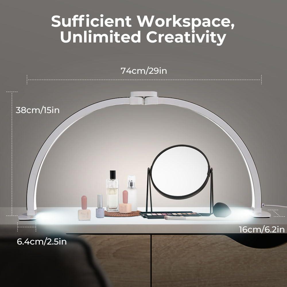 Lámpara Media Luna Janolia para Uñas 73.66 cm 7 Modos