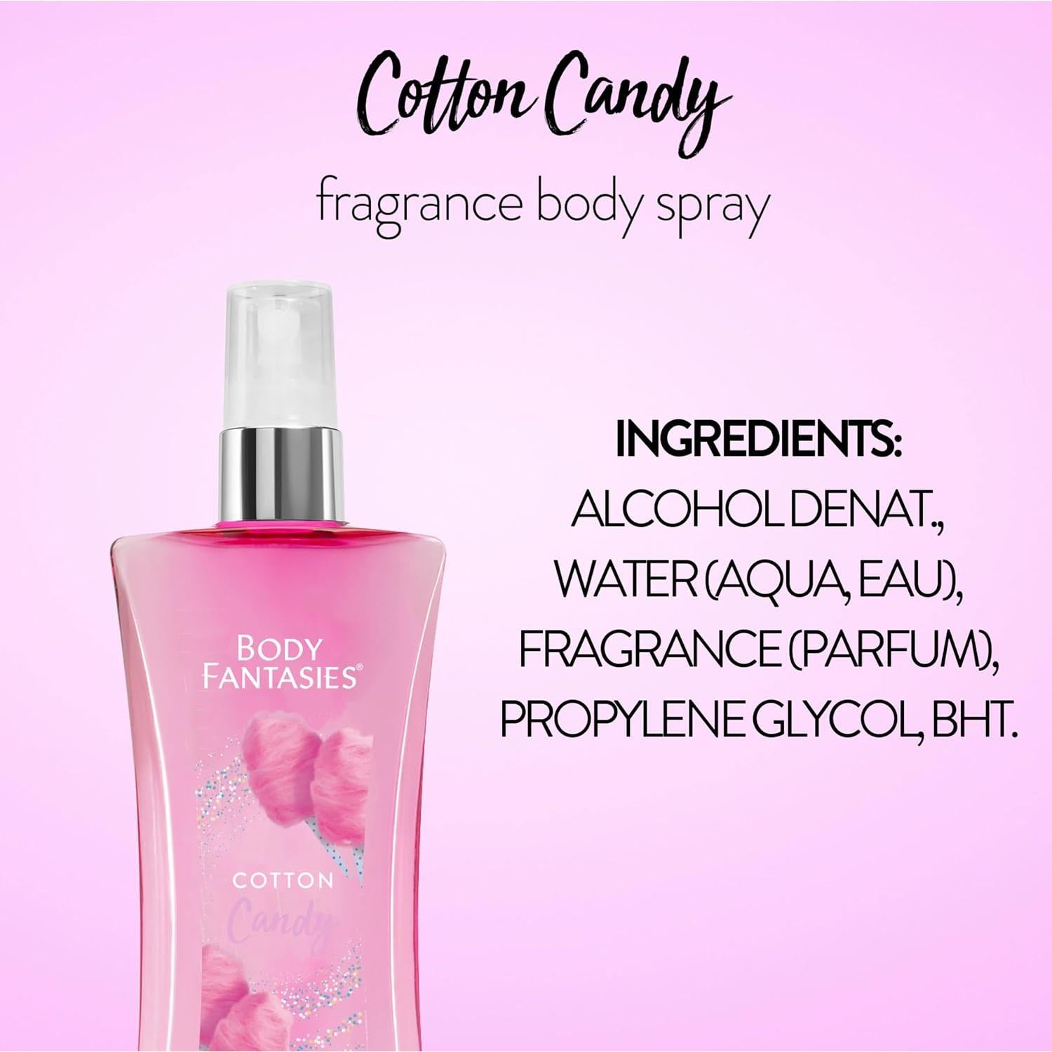 Body Fantasies Spray Corporal Algodón de Azúcar 236 ml