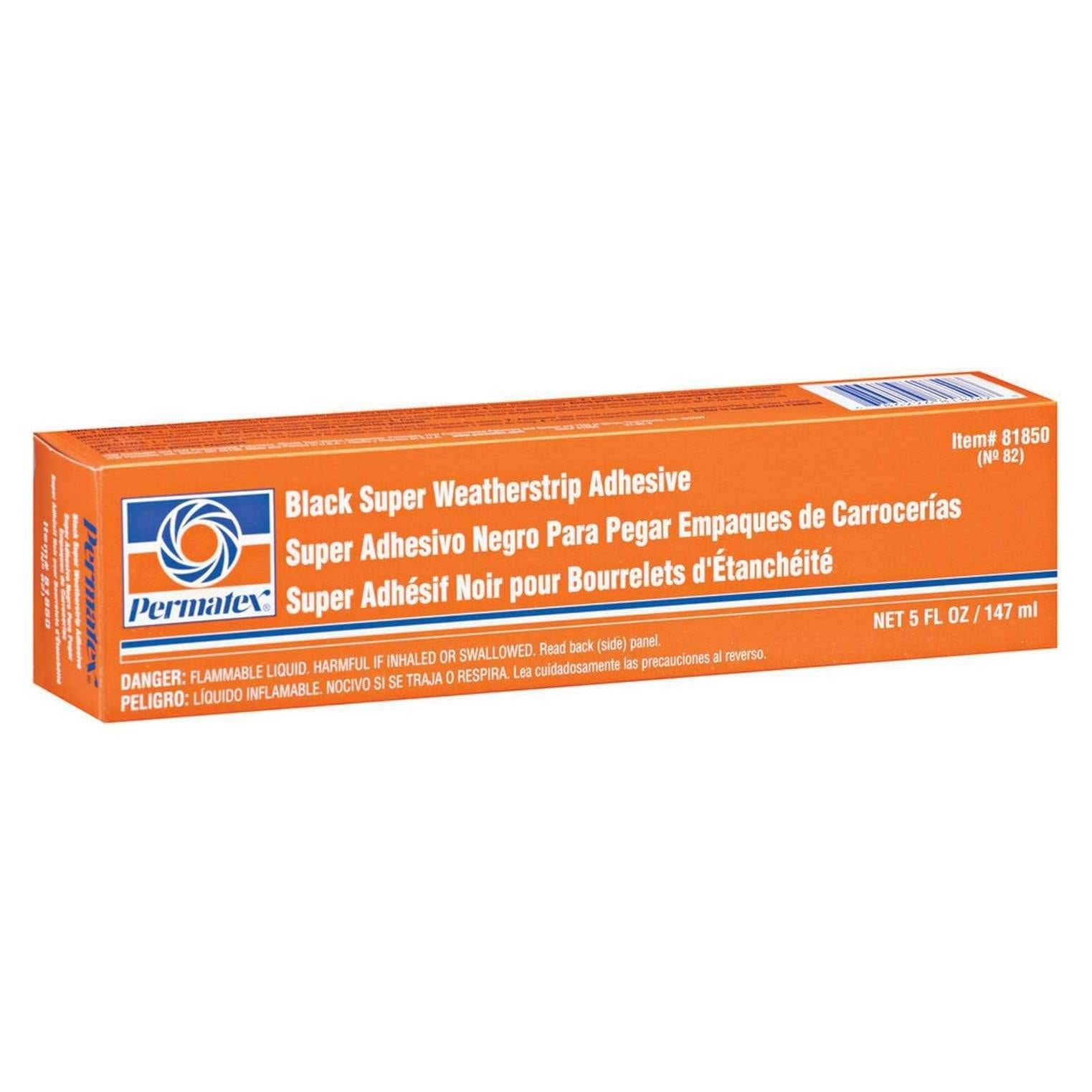 Adhesivo Permatex 81850 Negro Weatherstrip 147 ml Resistente