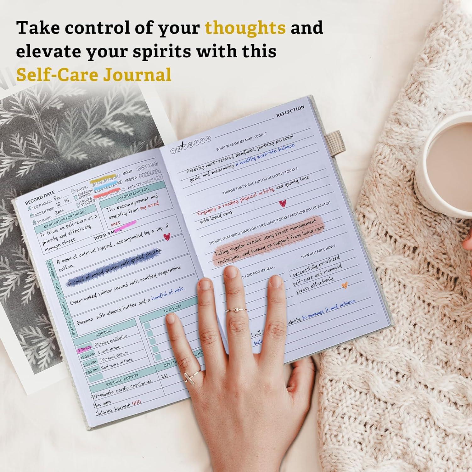 Diario de Salud Mental Zorblinx Beige - 91 Días de Reflexión