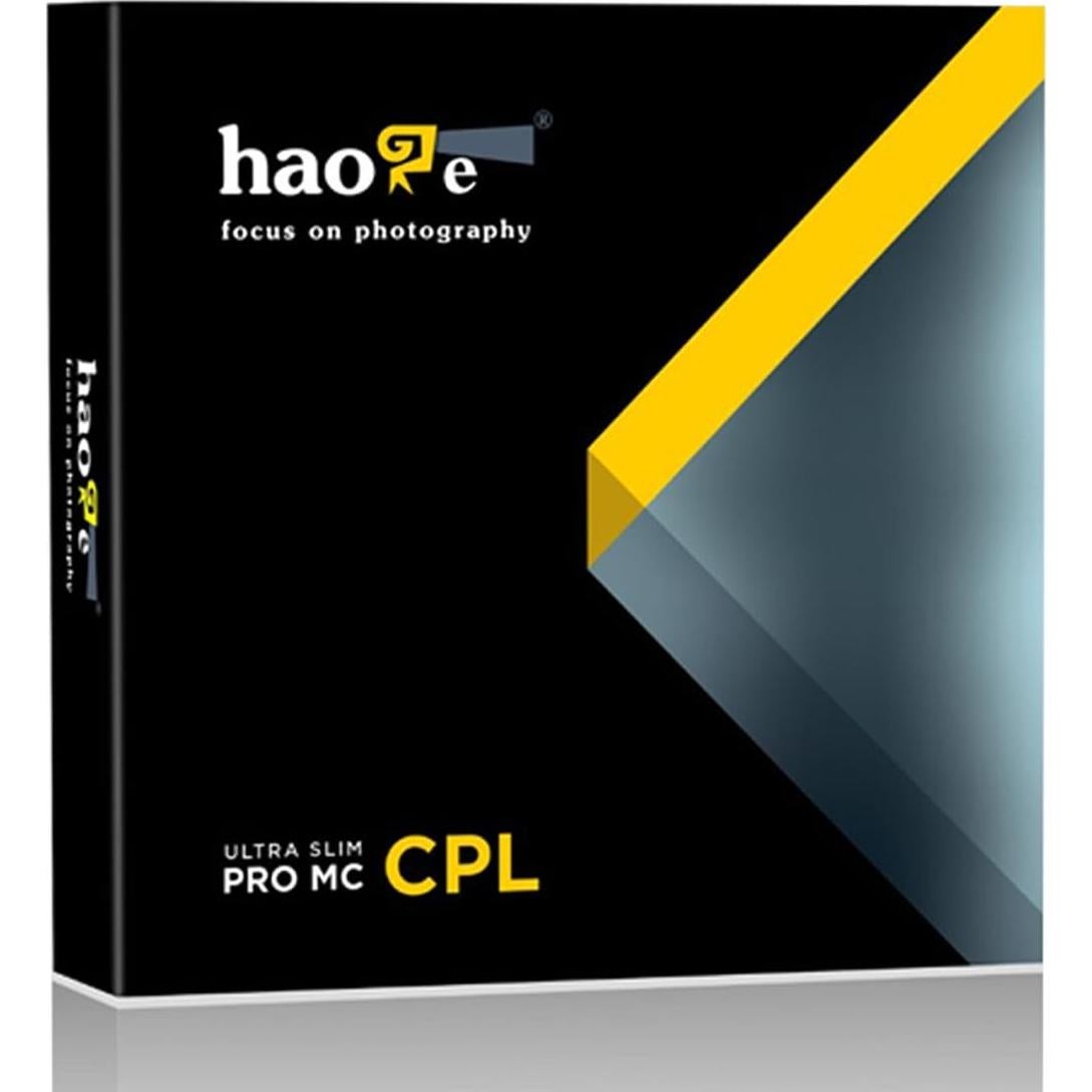 Filtro de Polarización Circular 37mm Haoge para Cámaras DSLR