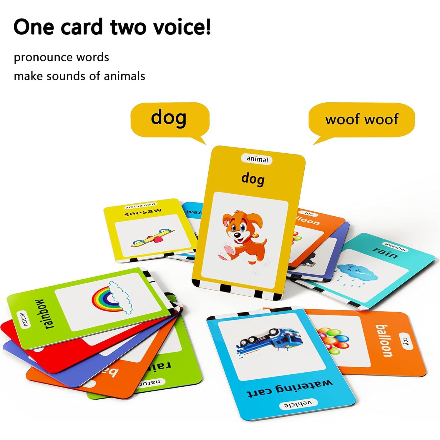 Juguete de Aprendizaje Lapare 520 Tarjetas Visuales para Niños