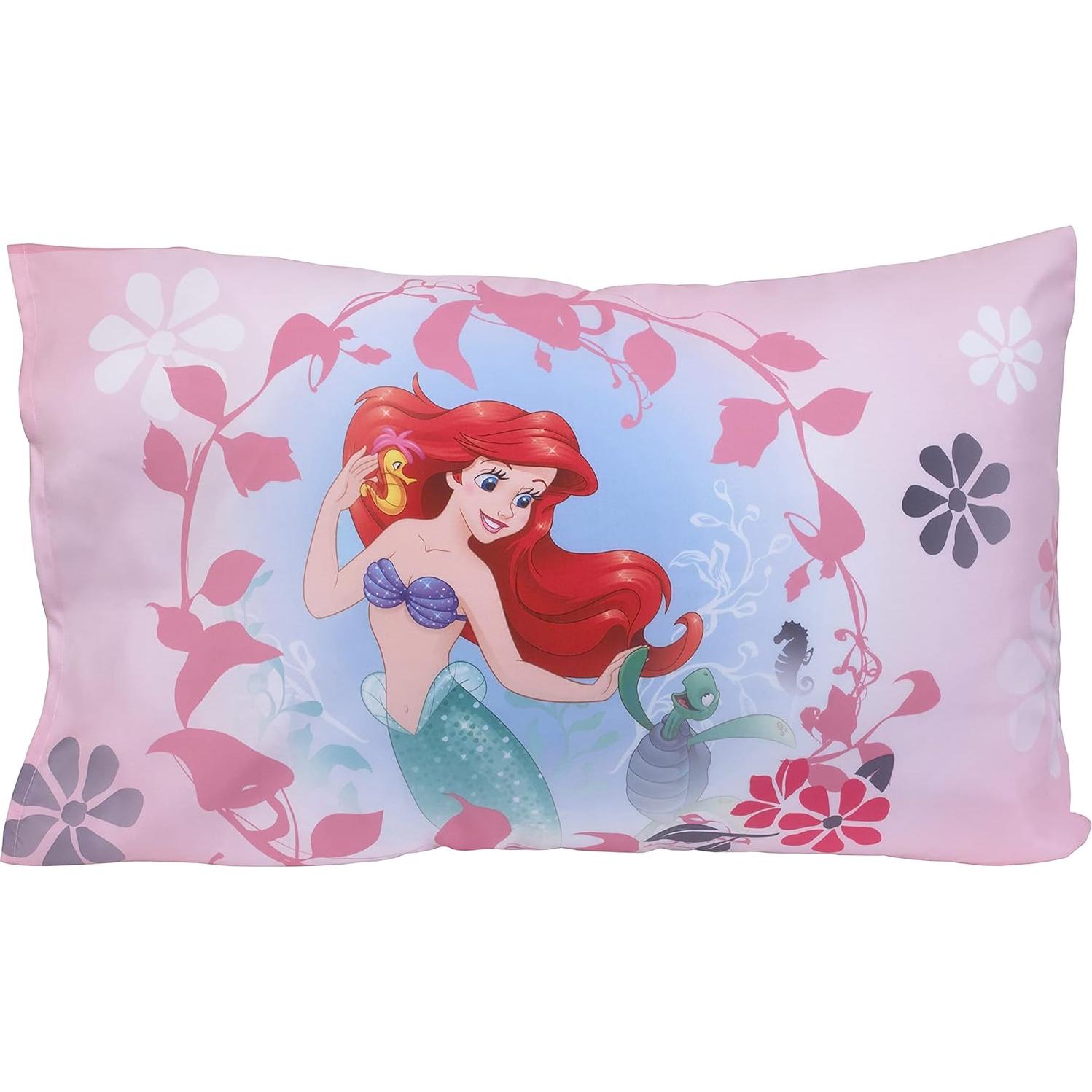 Juego de Cama para Niños Pequeños Disney Princesa 4 Piezas