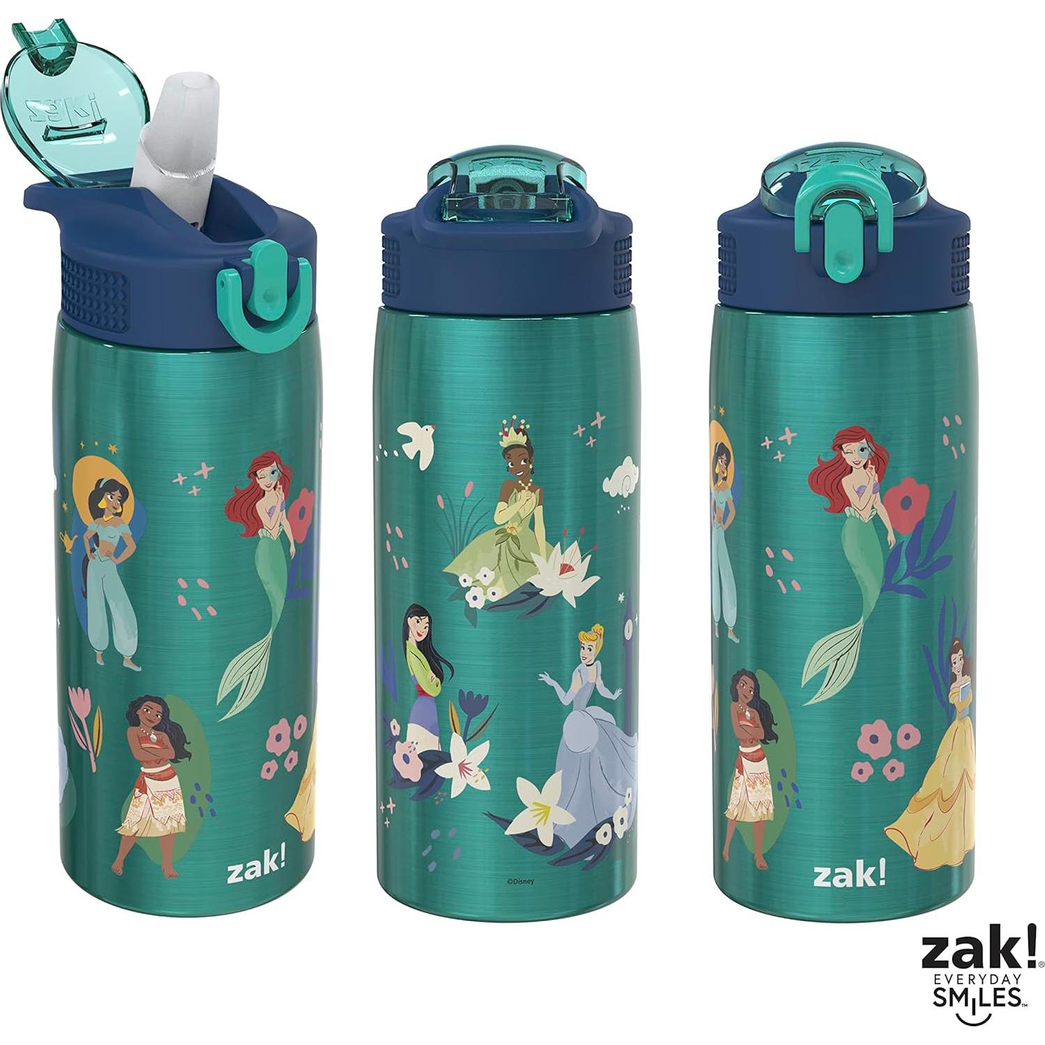 Botella de Agua Zak Designs Disney Princess 19 oz Acero