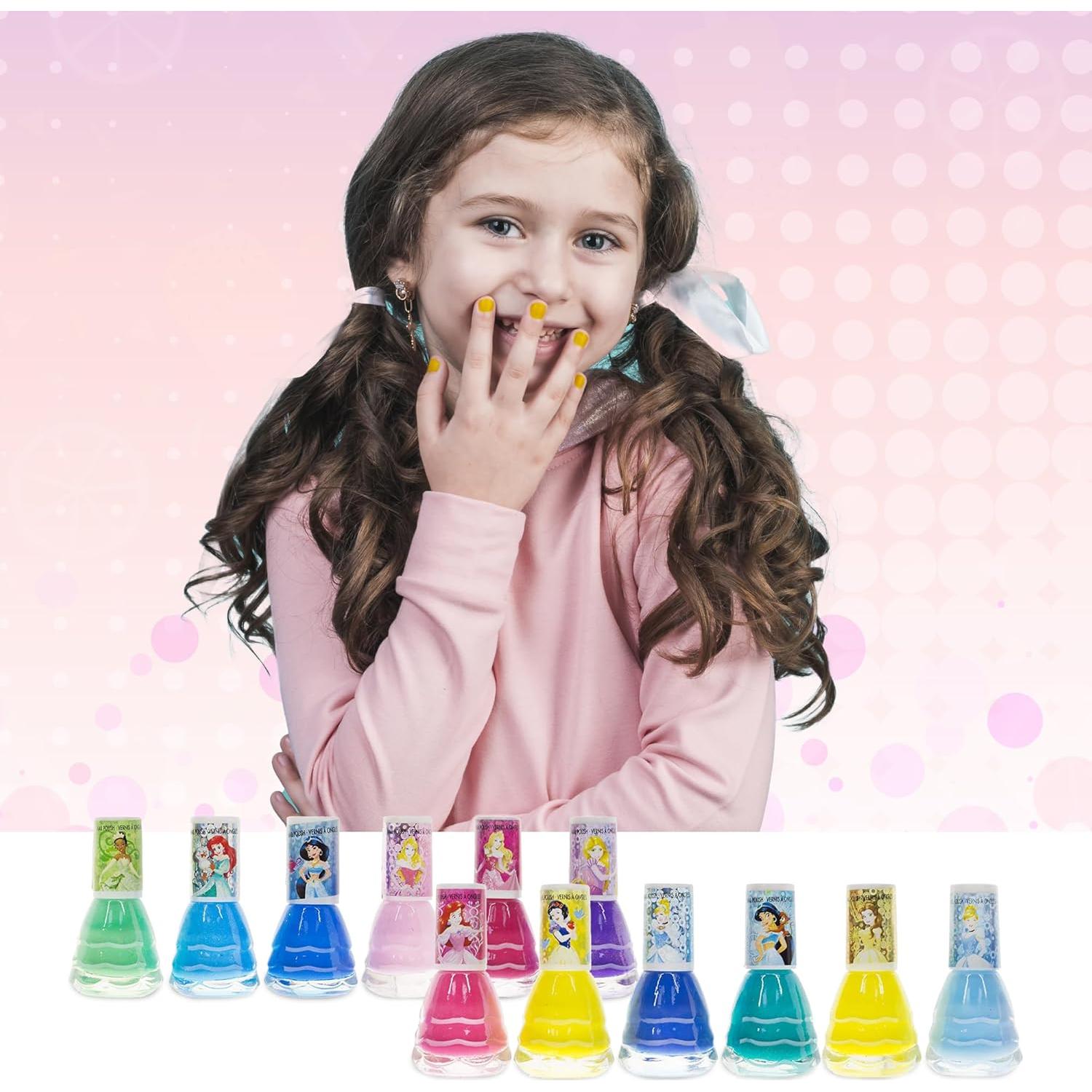 Kit de Esmalte de Uñas Townley Girl Princesas Disney 14 Piezas