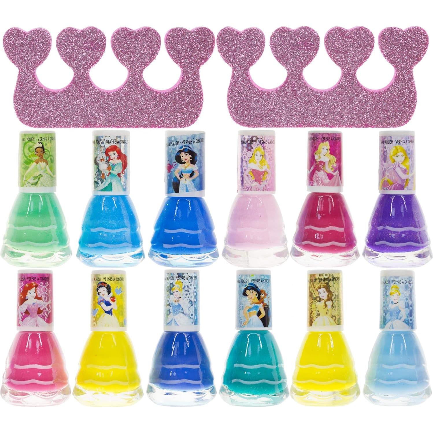 Kit de Esmalte de Uñas Townley Girl Princesas Disney 14 Piezas