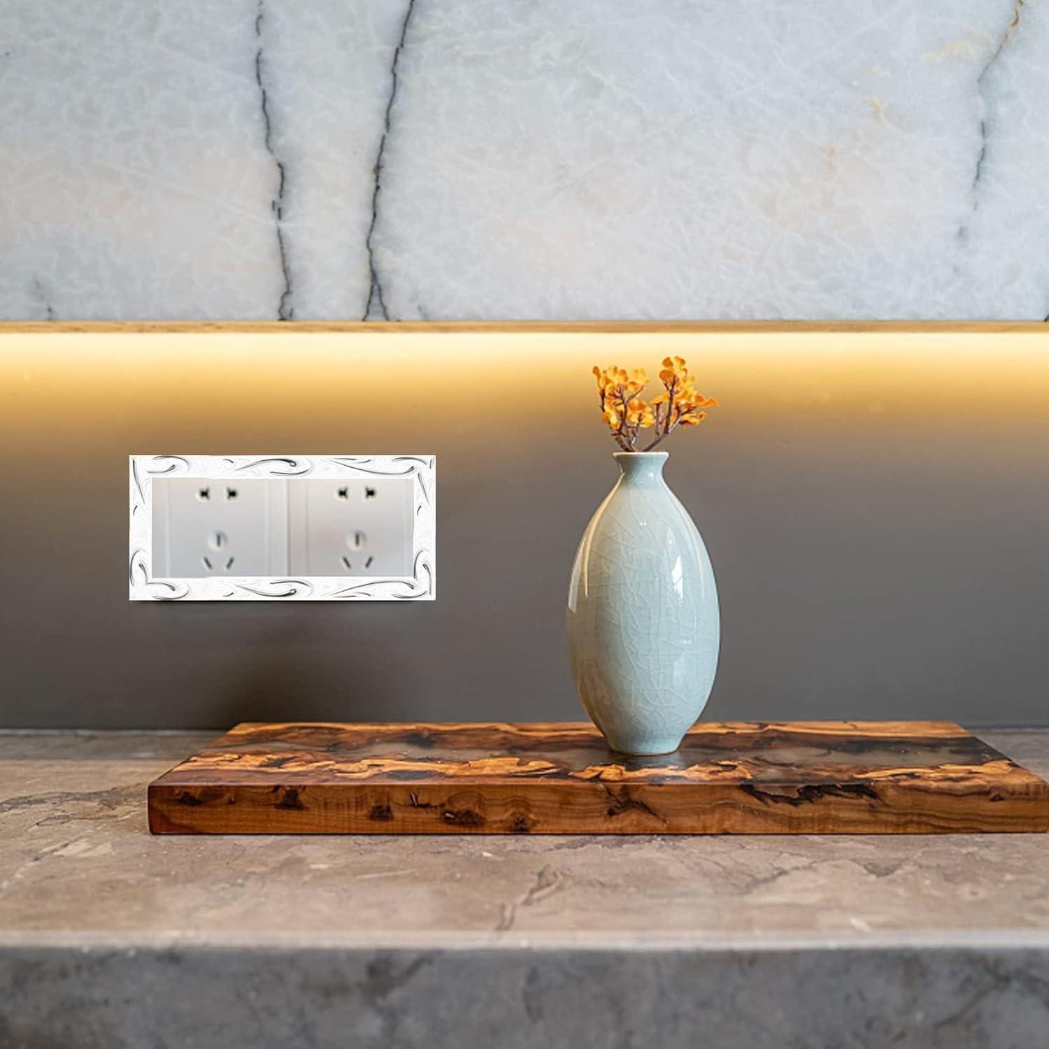 Moldura de Pared Autoadhesiva Duzzy 5m Negro para Decoración