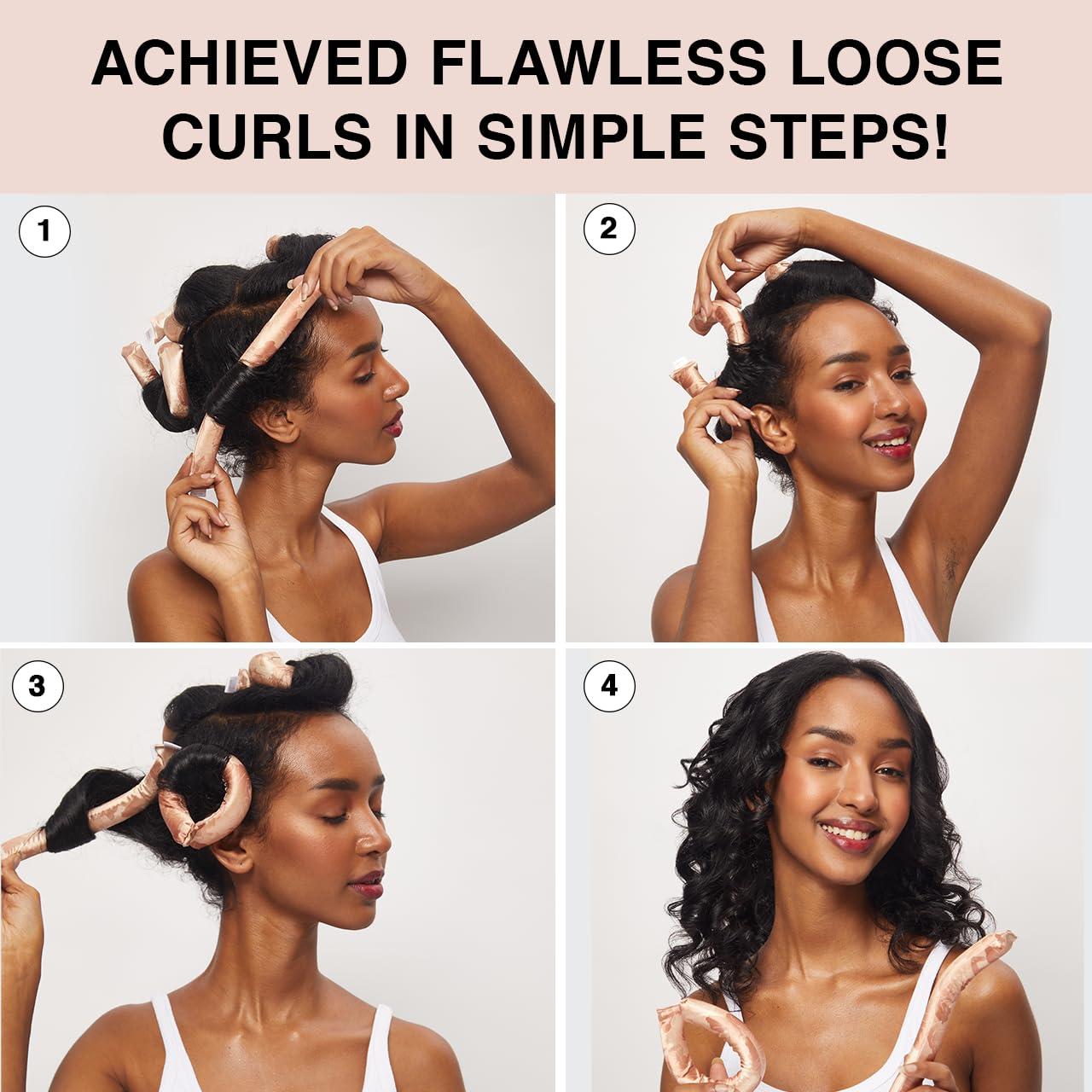 Rizador de Cabello Sin Calor Kitsch Disney - 6 Piezas