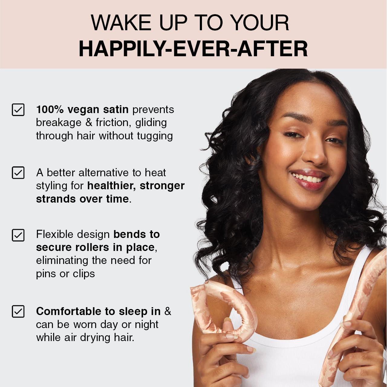 Rizador de Cabello Sin Calor Kitsch Disney - 6 Piezas