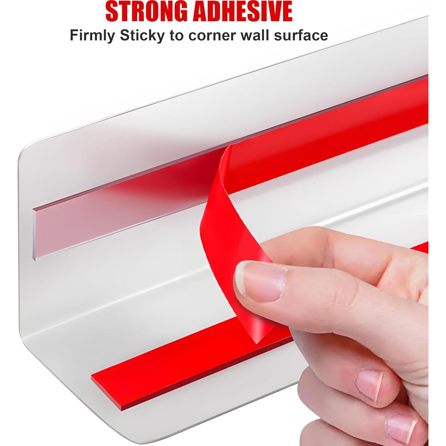 Protectores de Esquinas de Acero Inoxidable Besino 5 Pzas 121.92 cm