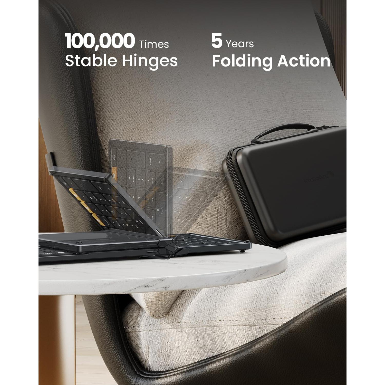 Combo Teclado y Ratón Plegable ProtoArc XKM01 Negro