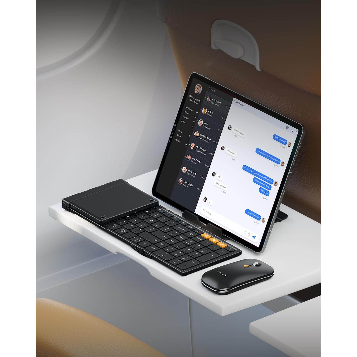 Combo Teclado y Ratón Plegable ProtoArc XKM01 Negro