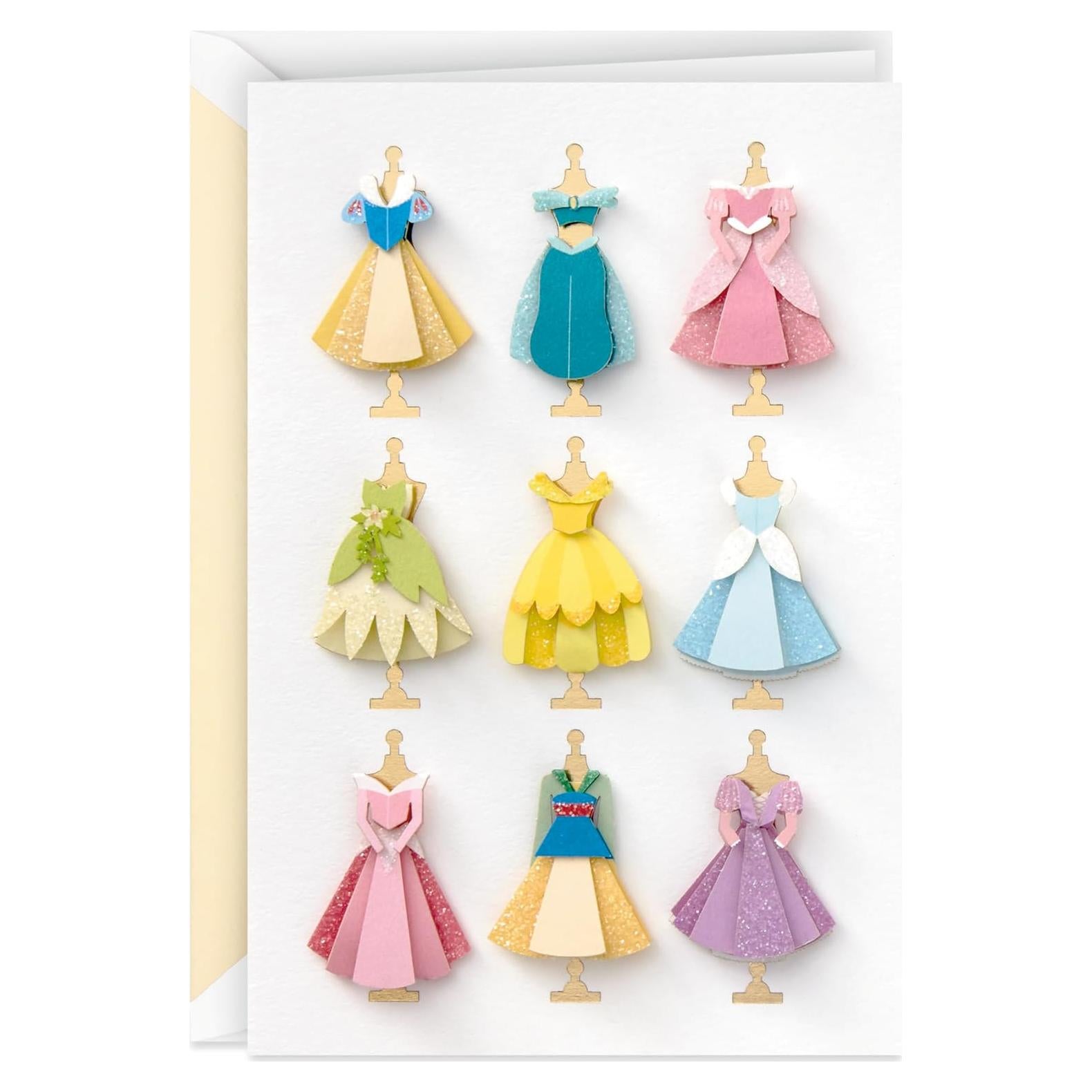 Tarjeta en blanco Hallmark Disney Princesas 12,7x18,3cm
