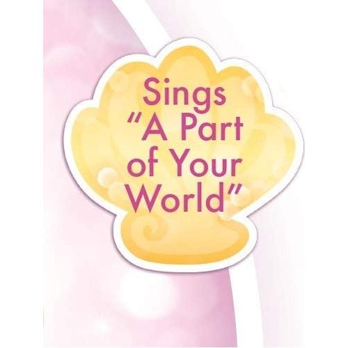 Disfraz vestido musical Ariel Disney 4-6X para niñas