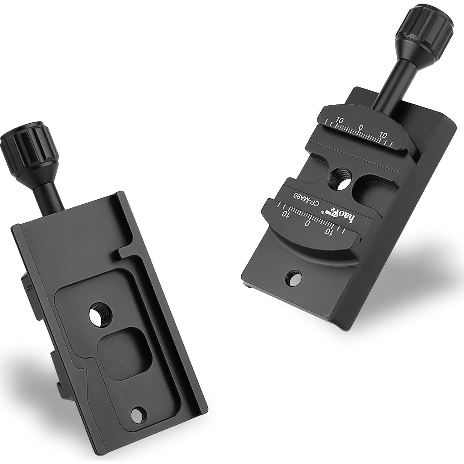 Adaptador de Liberación Rápida Haoge CP-MA90 para Cabezal Fluido Manfrotto/Sachtler/Benro/Sirui