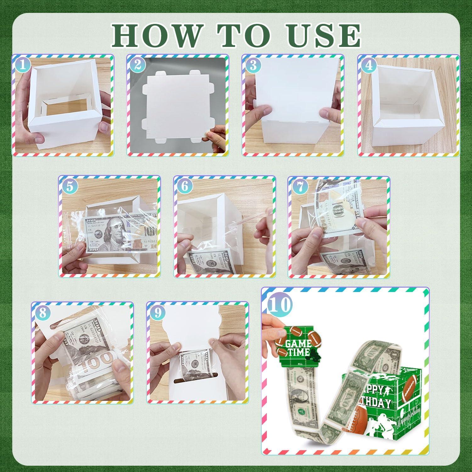 Caja de Dinero de Cumpleaños Fútbol SHLINCO 12.7cm - Regalo Original