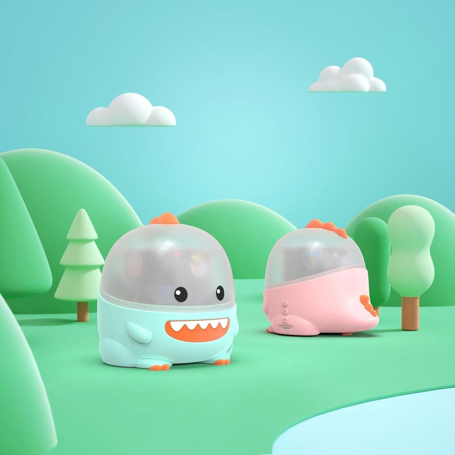 Proyector Nocturno de Estrellas WINICE Dinosaurio Azul