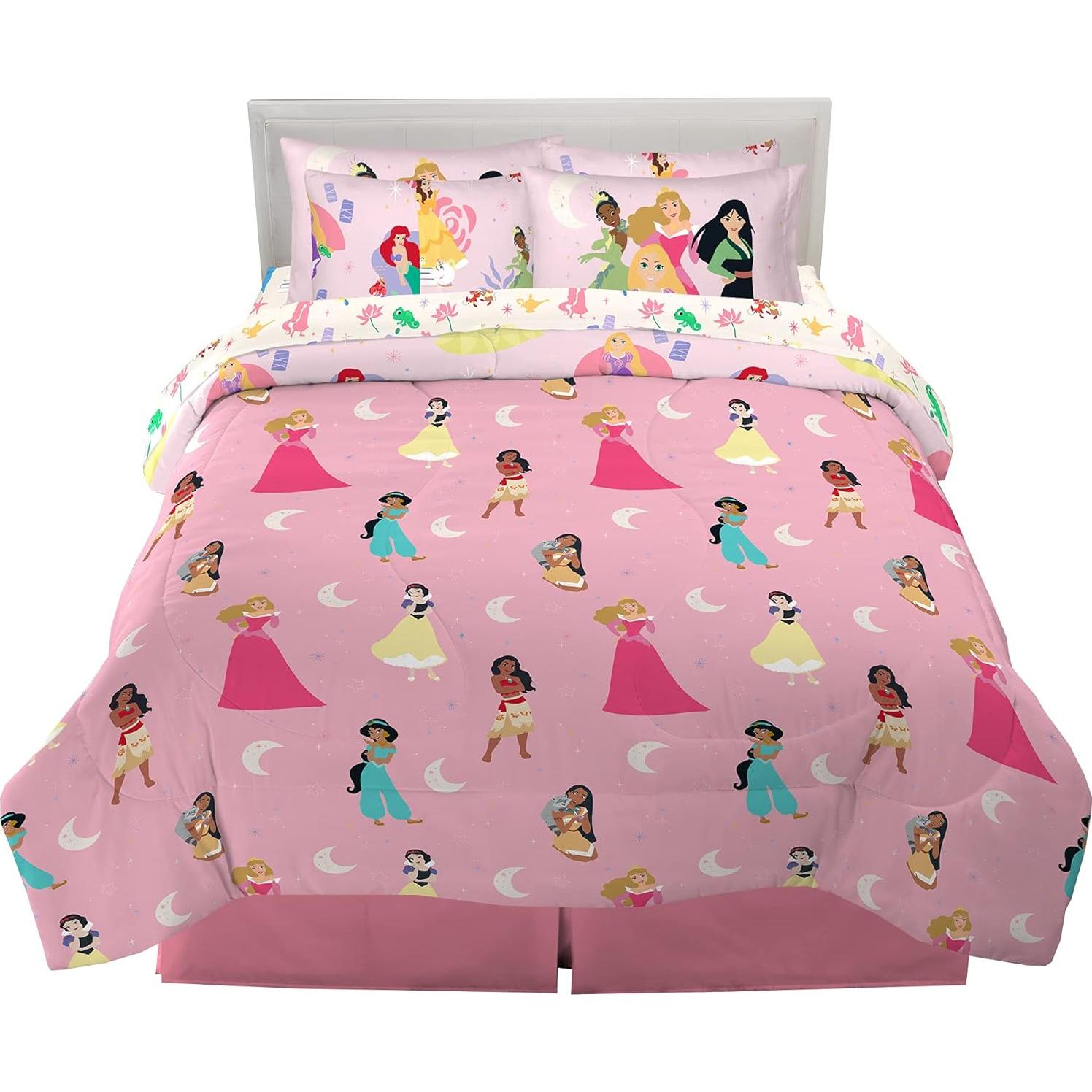 Juego de Ropa de Cama Disney Princesas 7 Piezas Completo