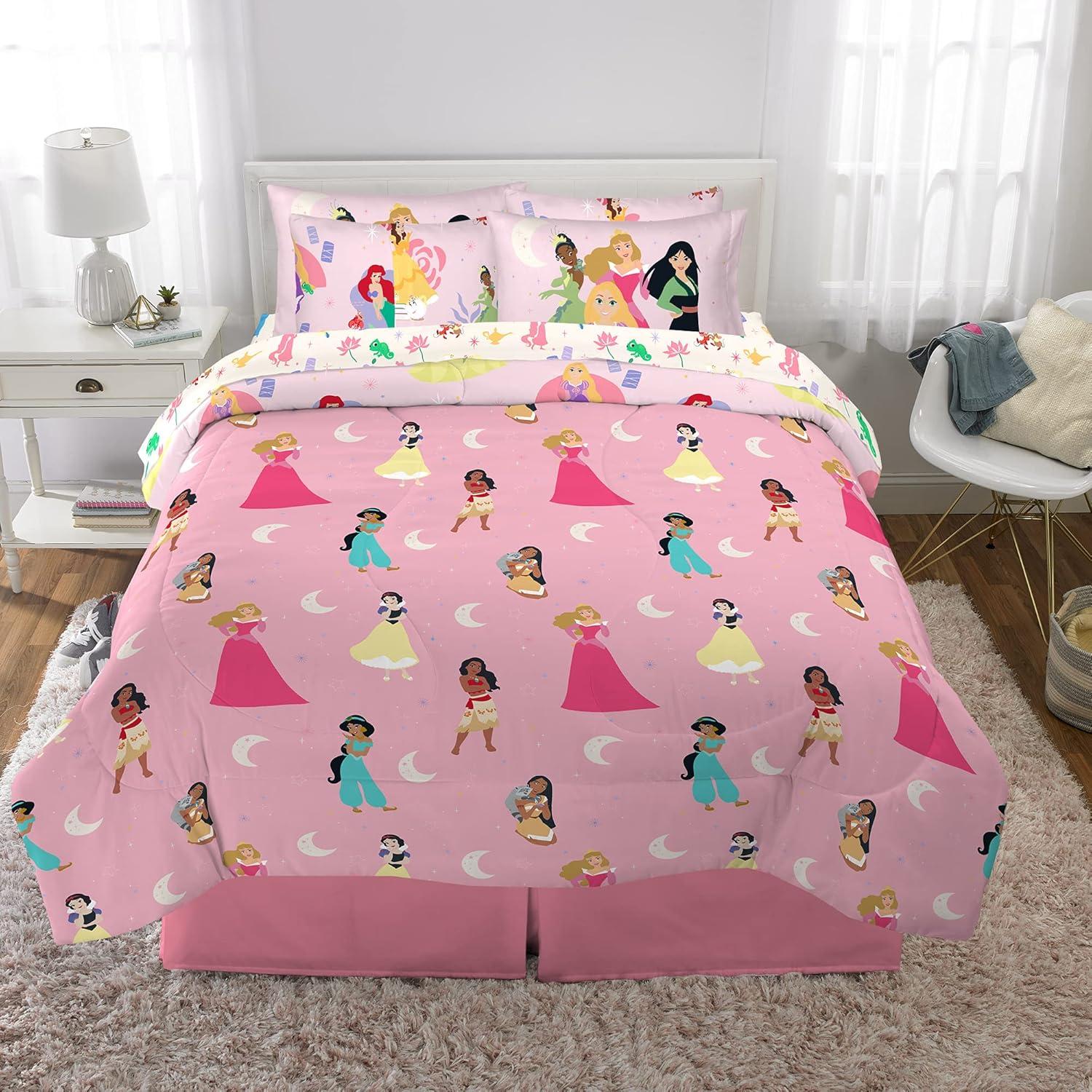 Juego de Ropa de Cama Disney Princesas 7 Piezas Completo