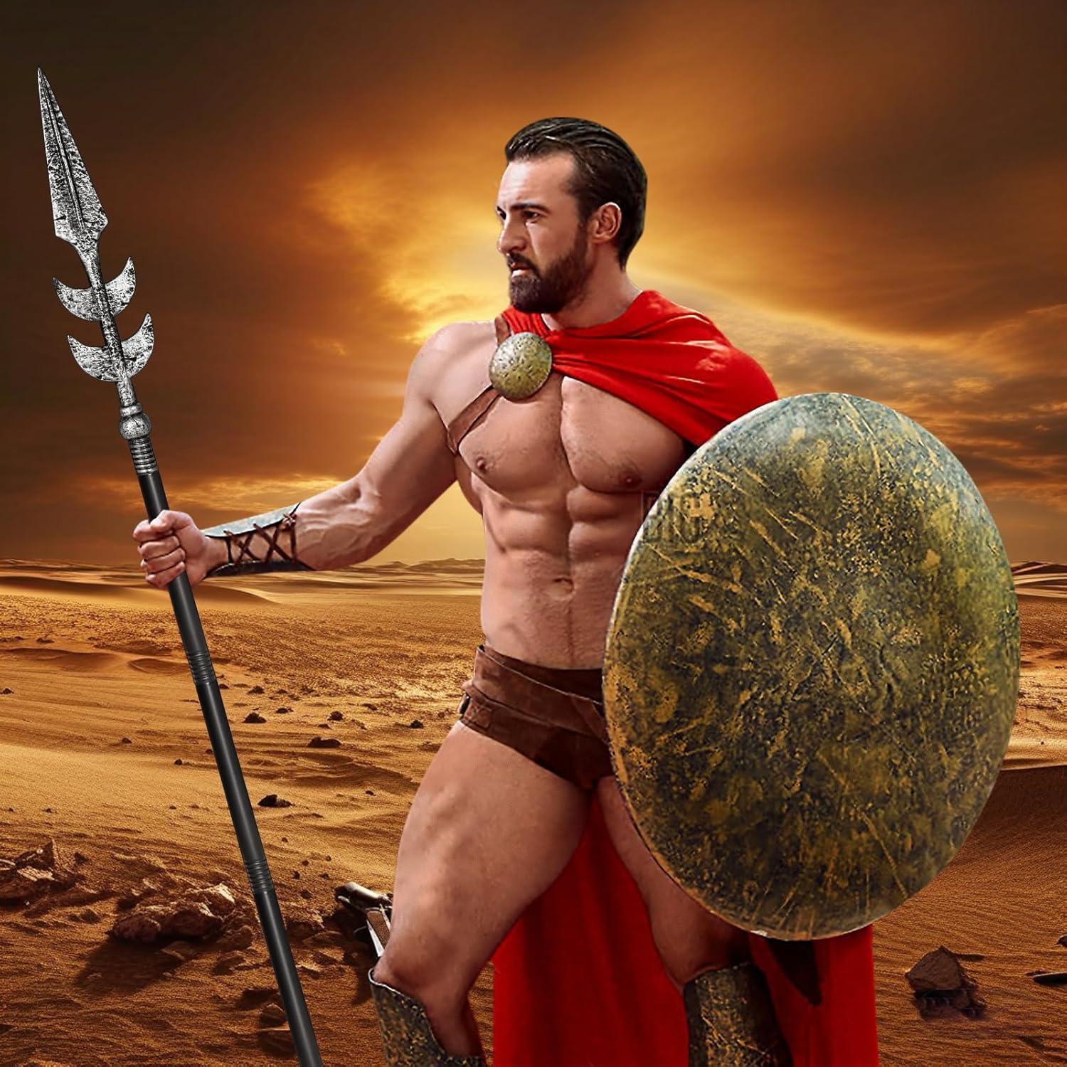 Lanza Espartana de Plástico 160 cm - Accesorio Disfraz Halloween