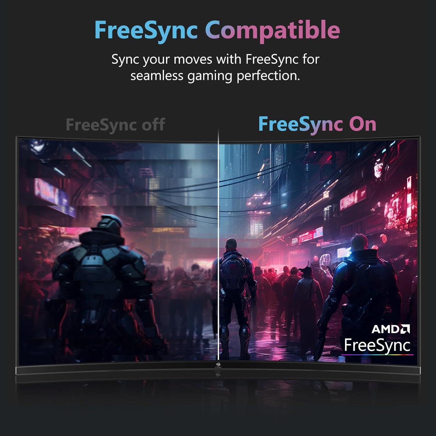 Monitor Curvo Z-Edge 27" FHD 280Hz 1ms LED