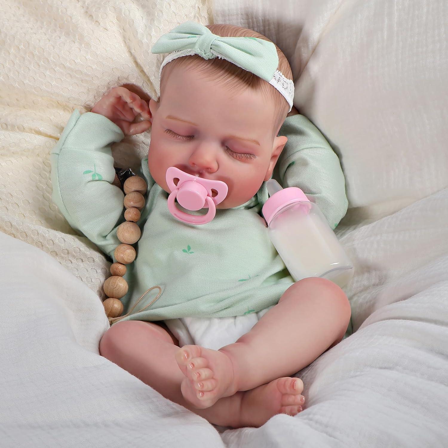 Muñeca Reborn FANCCI 20 Pulgadas Vinilo Suave 1.5 kg