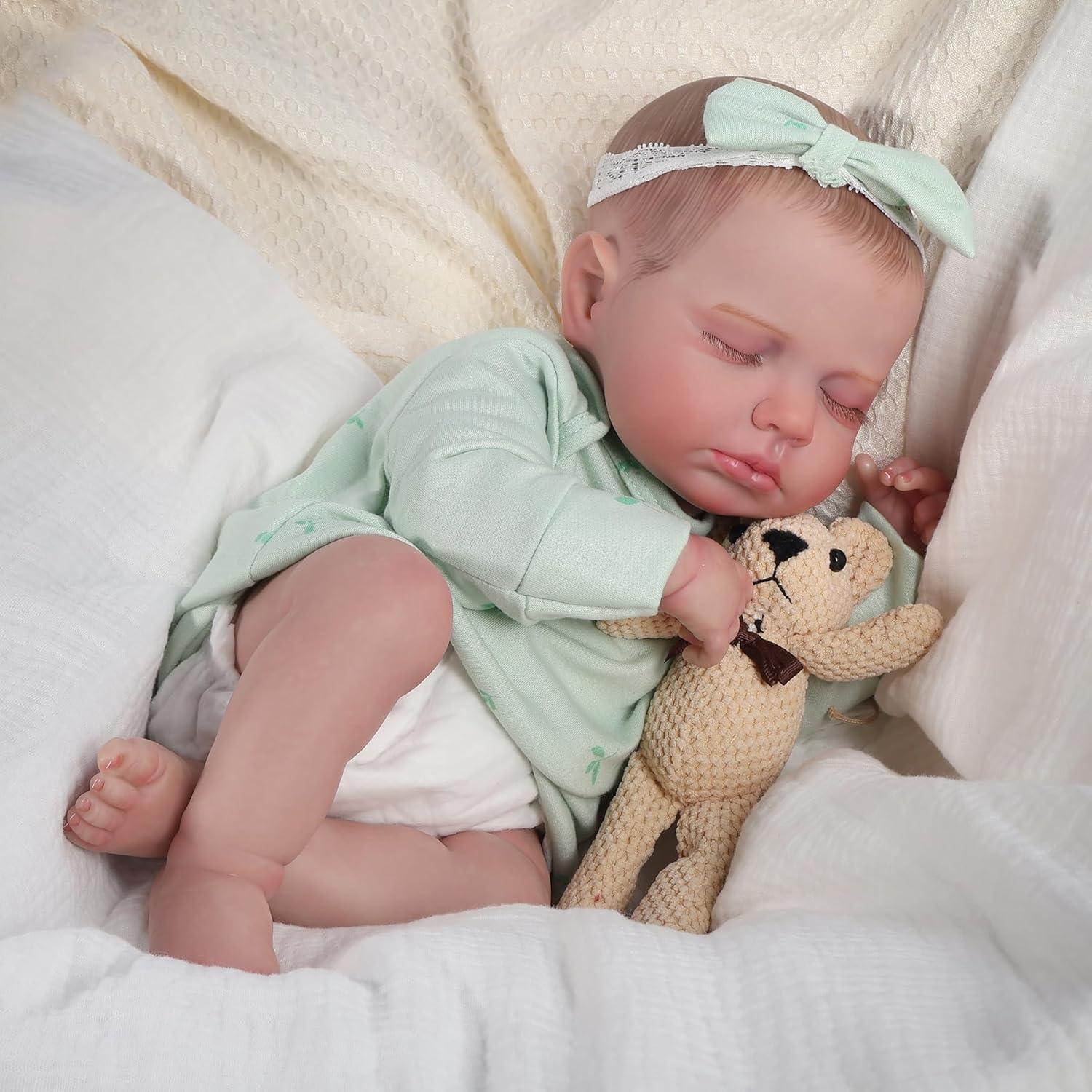 Muñeca Reborn FANCCI 20 Pulgadas Vinilo Suave 1.5 kg