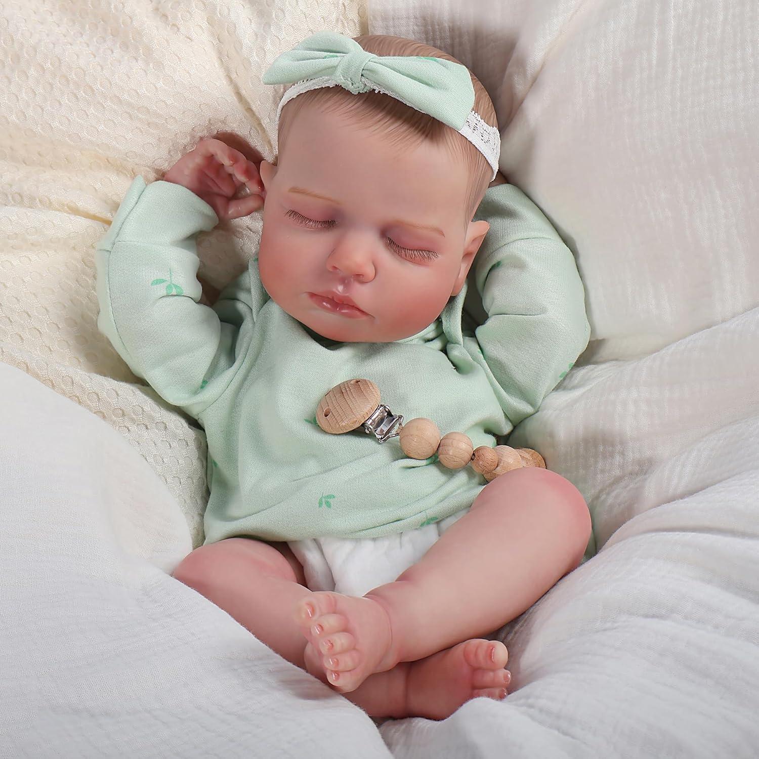 Muñeca Reborn FANCCI 20 Pulgadas Vinilo Suave 1.5 kg