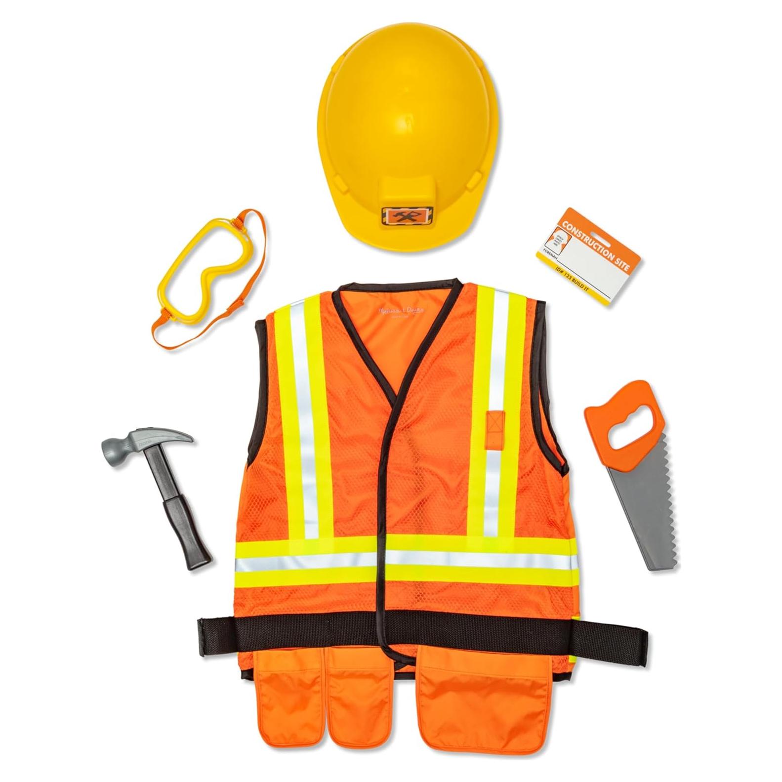 Disfraz de Trabajador de Construcción Melissa & Doug 6 Piezas
